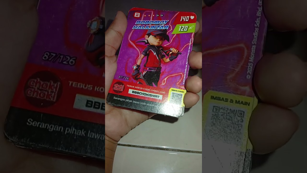 kartu choki-choki X monsta galaxy card, kartu mecha gentar