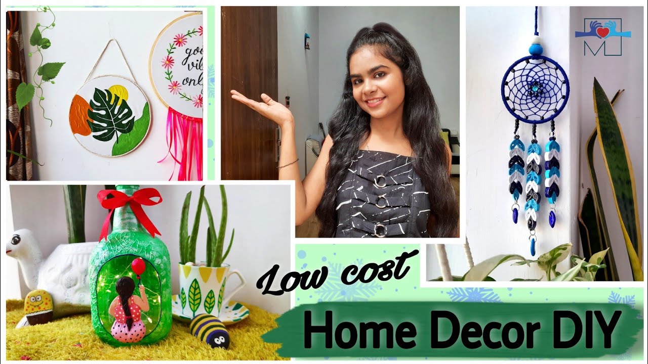 3 Low Cost Home Decor Ideas | Best Out of Waste | DIY Room Decor
