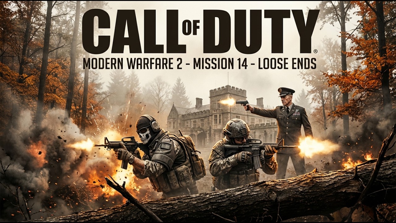Call of Duty Modern Warfare 2 – Mission 14 Loose Ends Full Gameplay Walkthrough (HD)