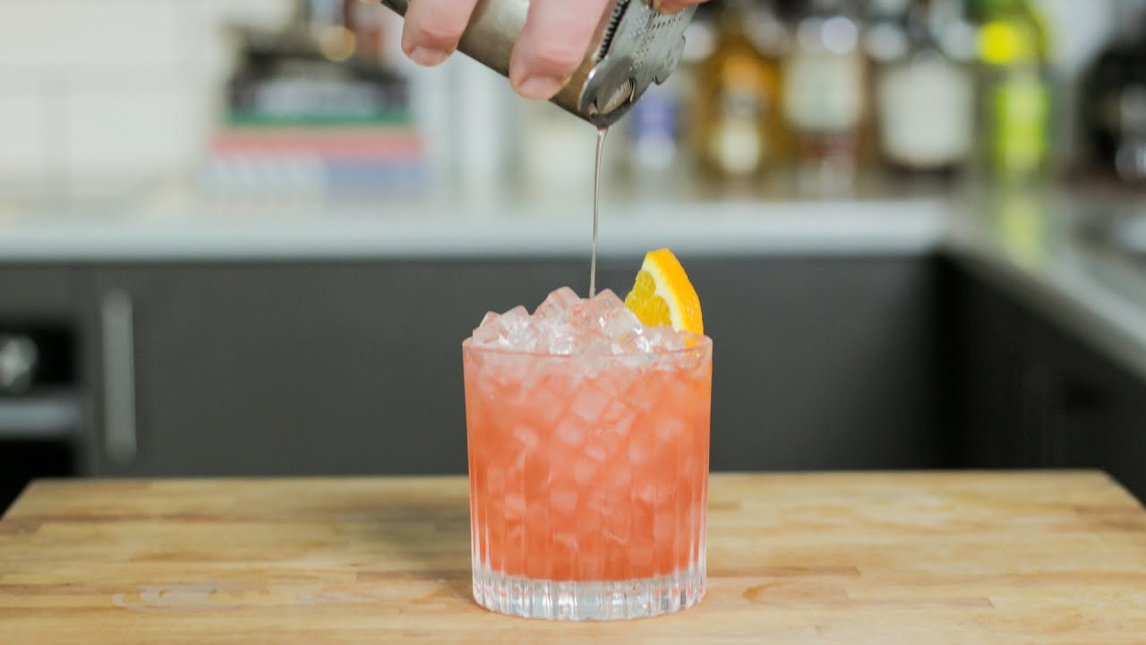 STRAWBERRY & RHUBARB NEGRONI - a juicy riff on a classic!