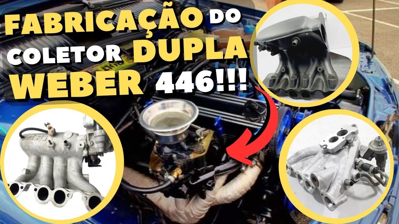 FABRICAÇÃO DO COLETOR DUPLA WEBER 446 PARA MOTOR AP! PROJETO AMBICIOSO PARA O FORD VERSAILLES....