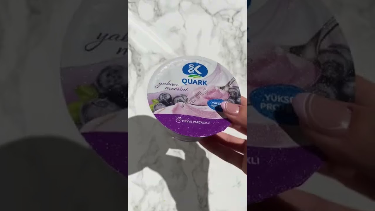 2 Malzemeli✌️ muz ve meyveli yoğurttan yaptığım atıştırmalık 🍌🥣