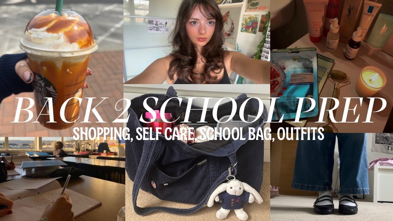 PREP FOR SCHOOL with me!!! 📚☕️🛁