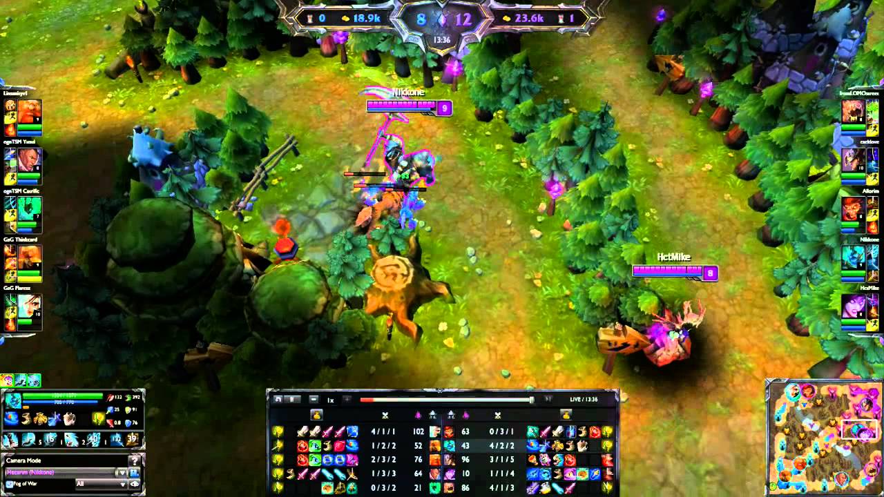 LOL NA Challenger Replay Nikkone Rank #27 Hecarim Jungle HD
