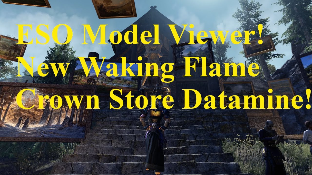 ESO Model Viewer New Datamine! Waking Flame DLC Items!