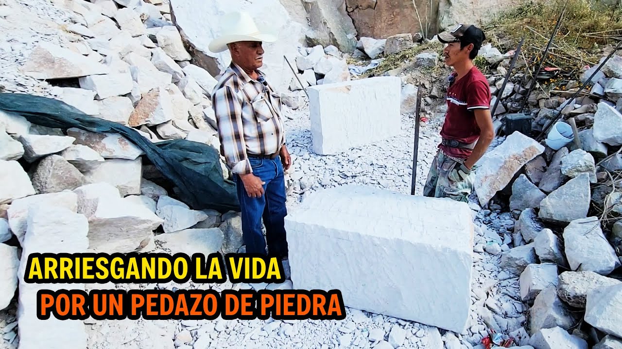 Así es EL DURO Y PELIGROSO TRABAJO de EXTRAER LA CANTERA