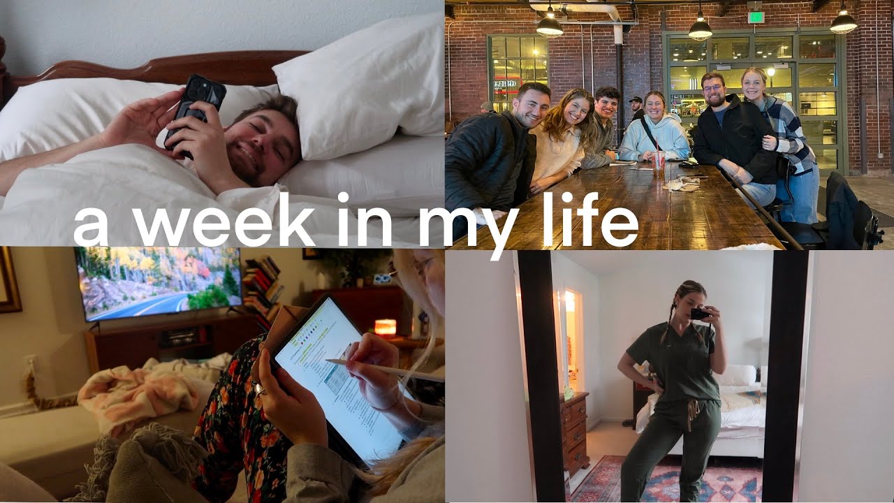 a week in medschool | how I study for exams, work-outs, and mental health!!