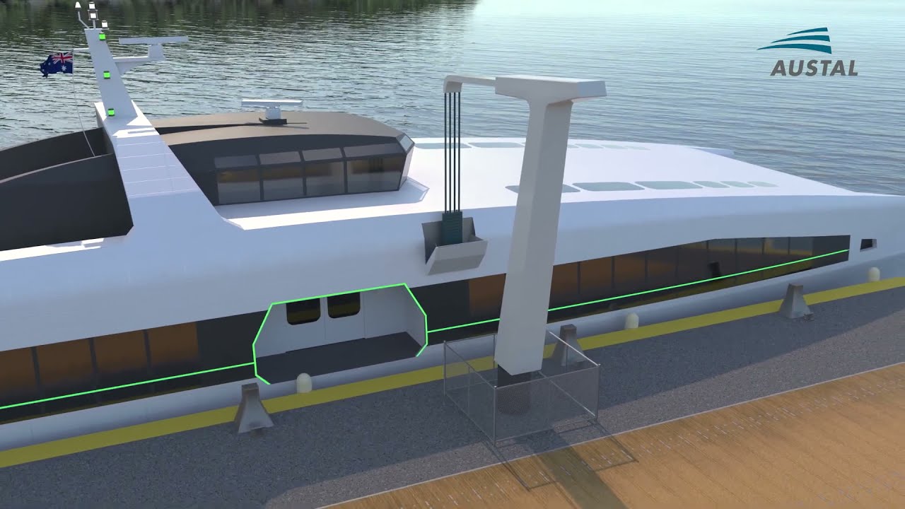 Austal's VOLTA Series   Electric powered High Speed Ferries