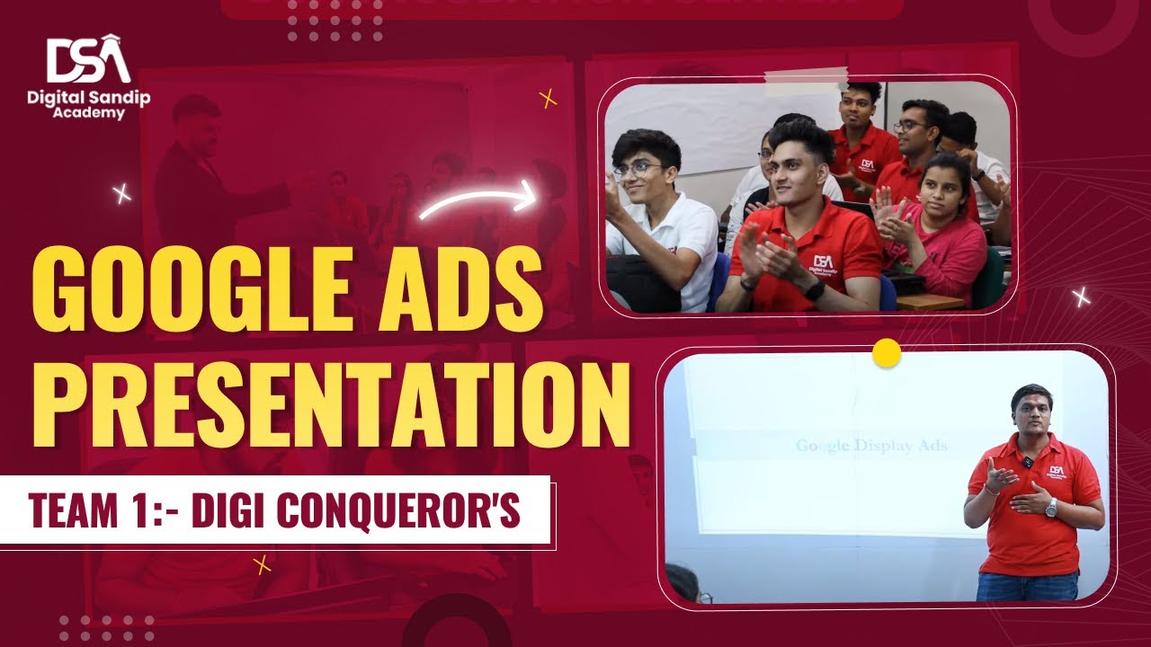 DSA | Digi Conqueror's | Google ads Presentation | Google Ads Course | Dsa Internship Program |