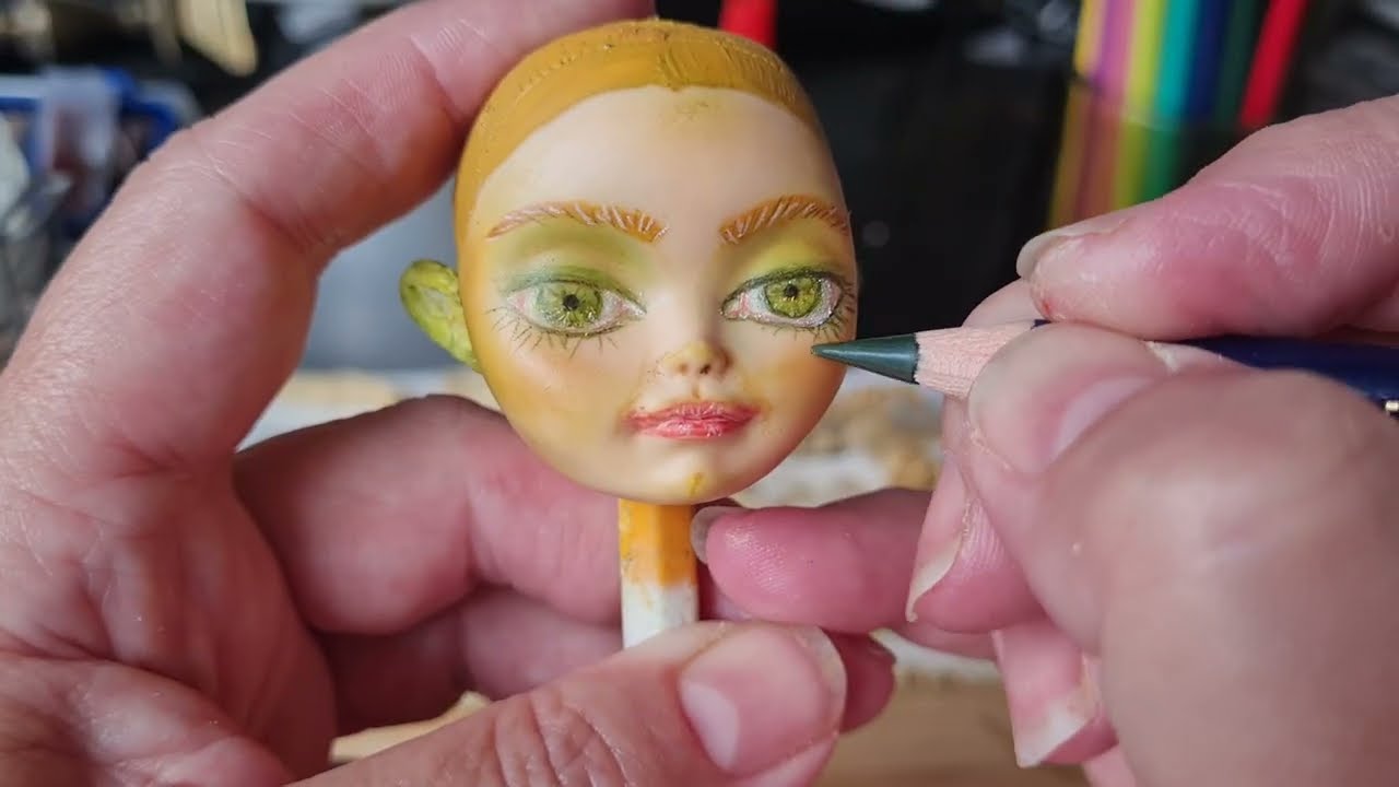 Flower Fairy made from an old Ever After high doll that has gone over a second transformation #OOAK