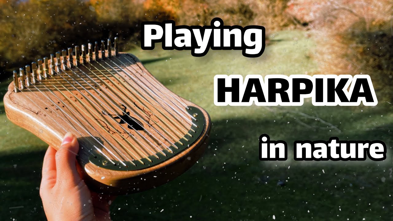 Playing Harpika in nature