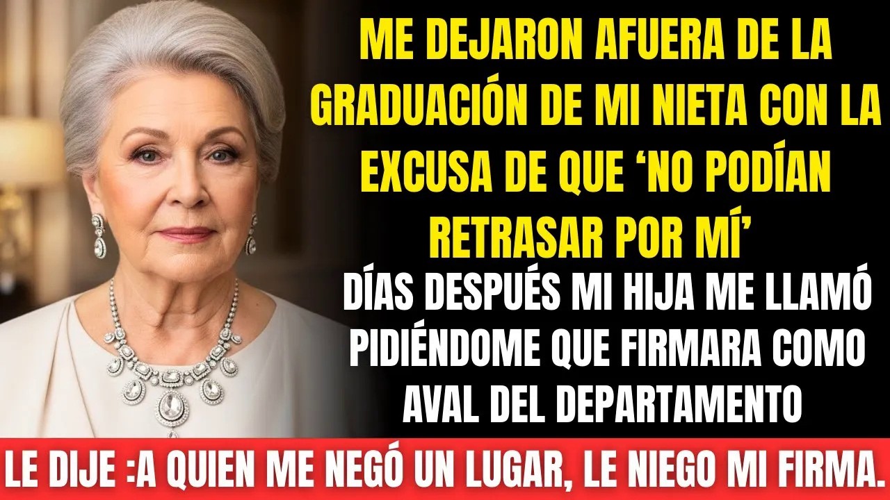 Viajé Horas Para la Graduación de Mi Nieta, y Al Llegar Me Dijeron ‘Ya Todo Terminó Sin Ti’