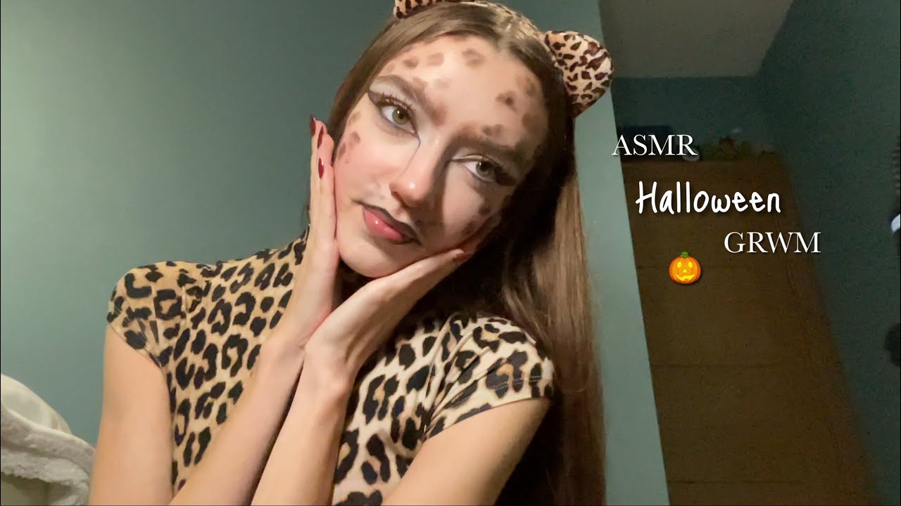 ASMR Запоздалый Хэллоуин GRWM 🐆 | Попытка мягкого разговора/Lofi
