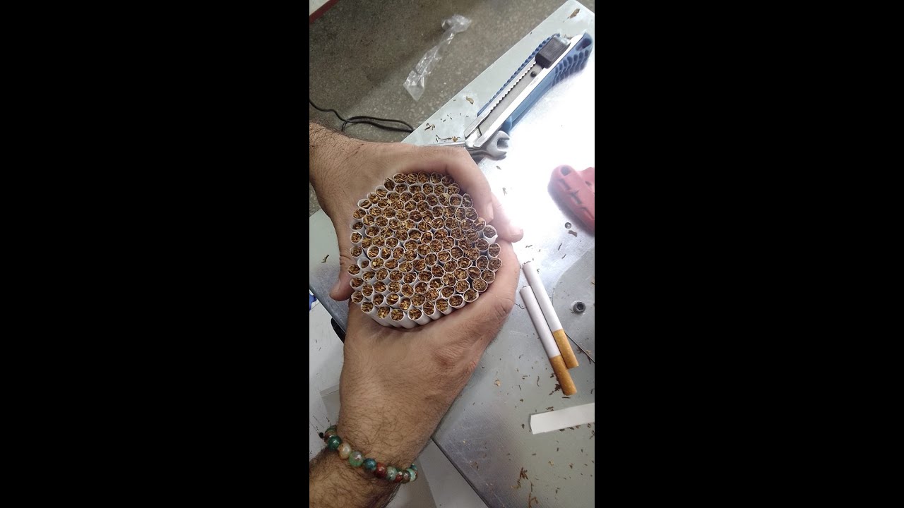 SİGARA SARMA MAKİNESİ - SAATTE 10000 ADET  #sigarasarmamakinesi #cigarettefillingmachine ​​