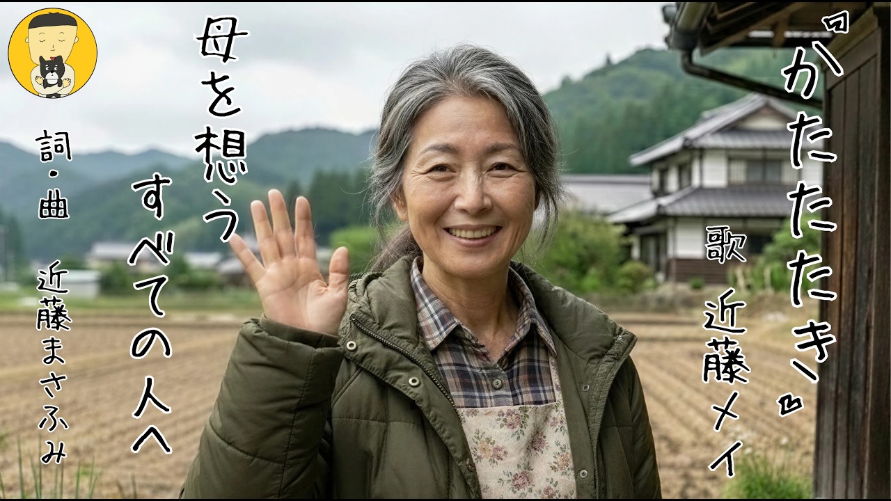 【泣ける歌】『かたたたき』歌 近藤メイ　詞・曲 近藤まさふみ