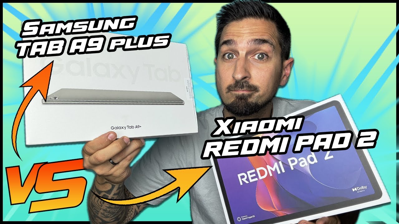Samsung TAB A9 PLUS 🔴vs🔴Xiaomi REDMI PAD 2 ¿Cuál es mejor? Análisis completo -SAL de DUDAS!