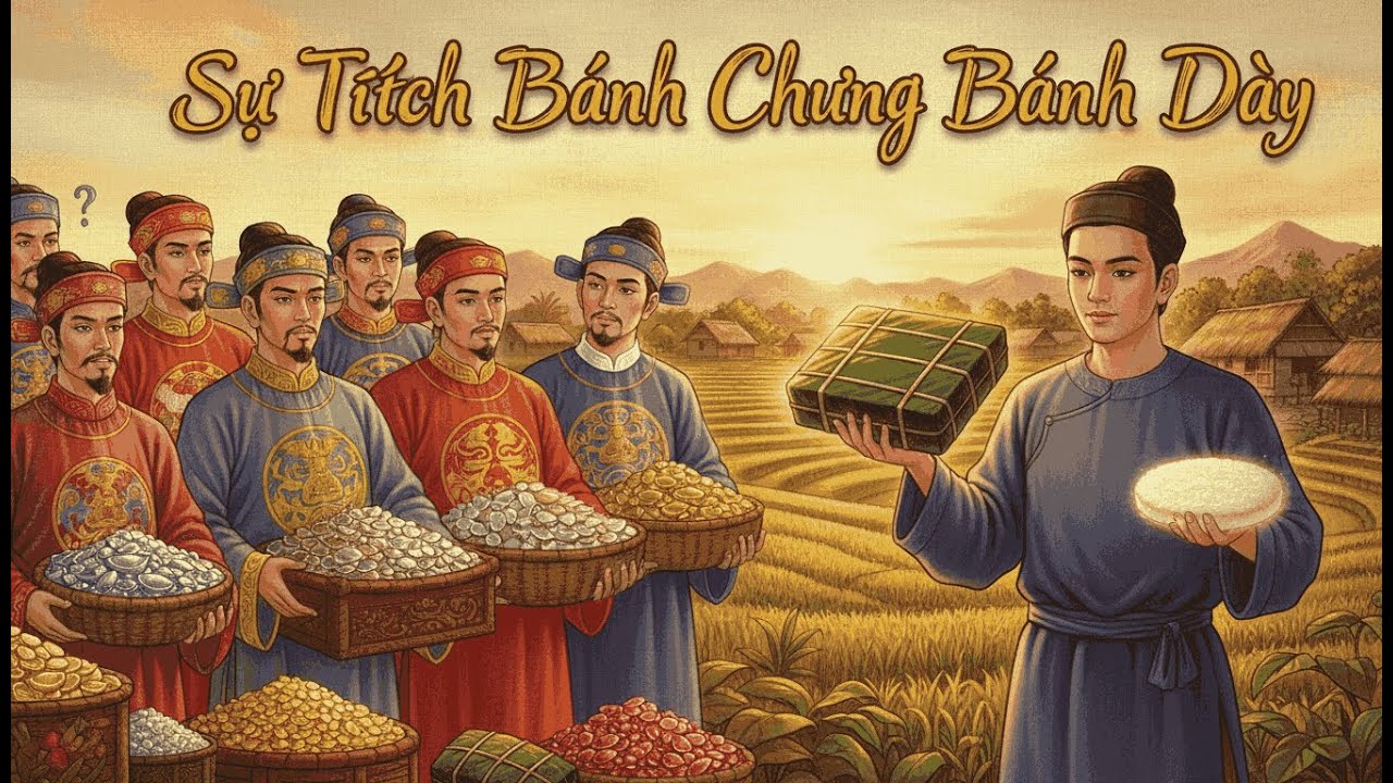 SỰ TÍCH BÁNH CHƯNG BÁNH GIẦY