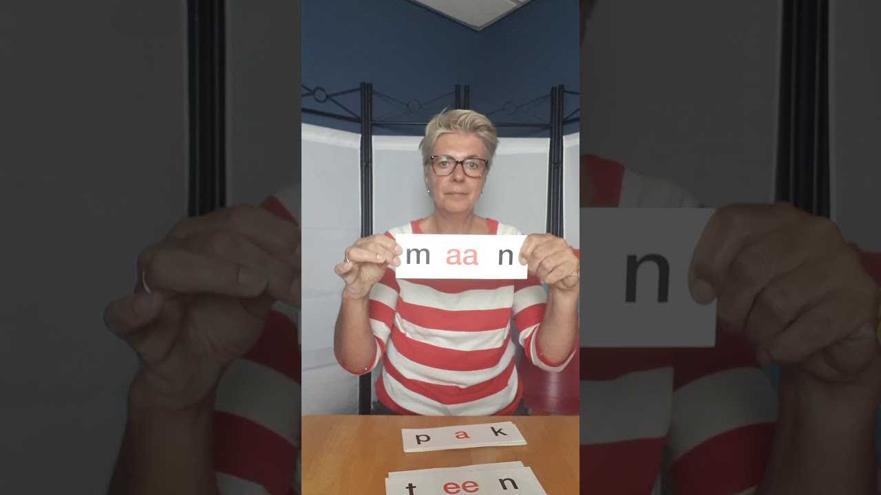 Letters en woorden, hakken en plakken met kleuters van groep 2.