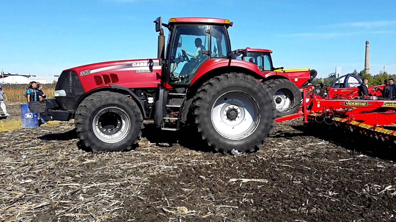 Трактор Case Magnum 310 и Vaderstad Carrier 650