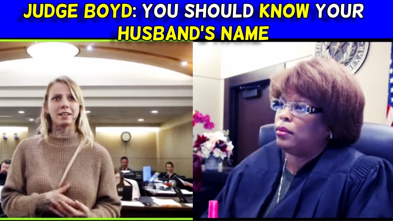 👩🏽‍⚖️ Judge Stephanie BOYD: You Don't Know Your Husband's Name? | Judging Judges
