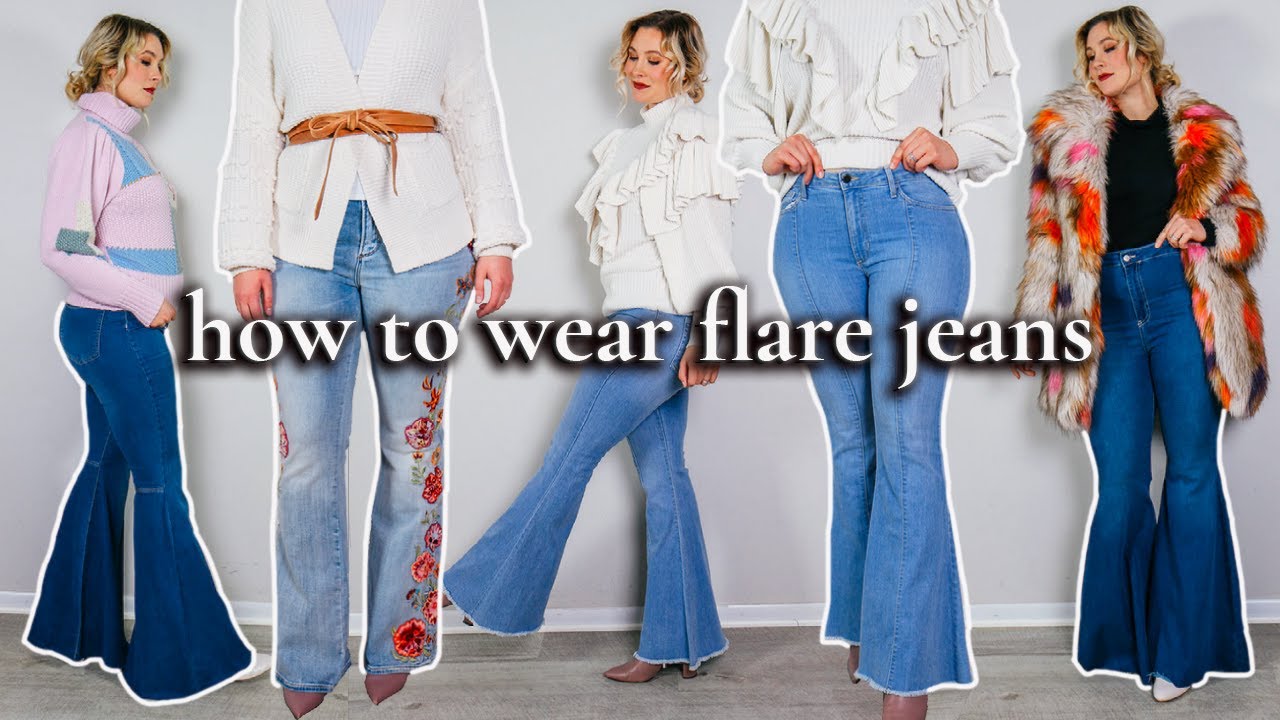HOW TO STYLE YOUR FLARE JEANS THIS WINTER | FLARE JEANS OUTFIT IDEAS FOR CURVY WOMEN 2020