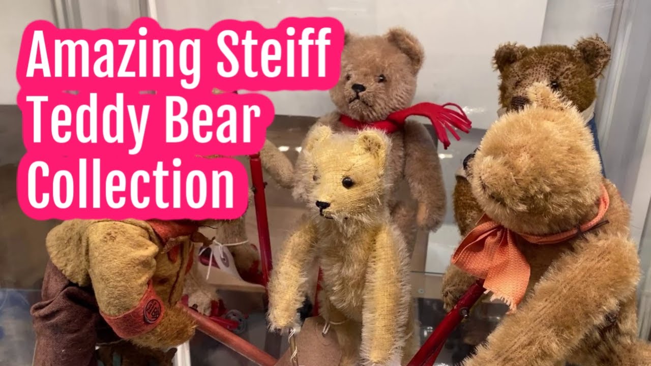 An Amazing Steiff Teddy Bear Collection with John Port | Antique Bear Video