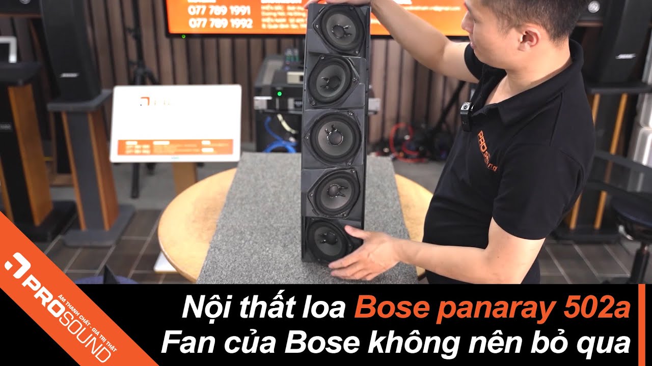 Chi Tiết Về Nội Thất Loa Bose Panaray 502A - Đậm Chất Thương Hiệu Mỹ