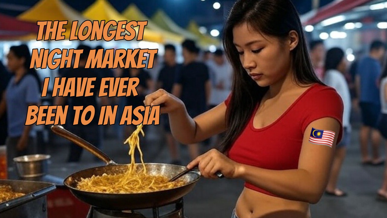 The Night Market That NEVER ENDS in Malaysia 🇲🇾 K L