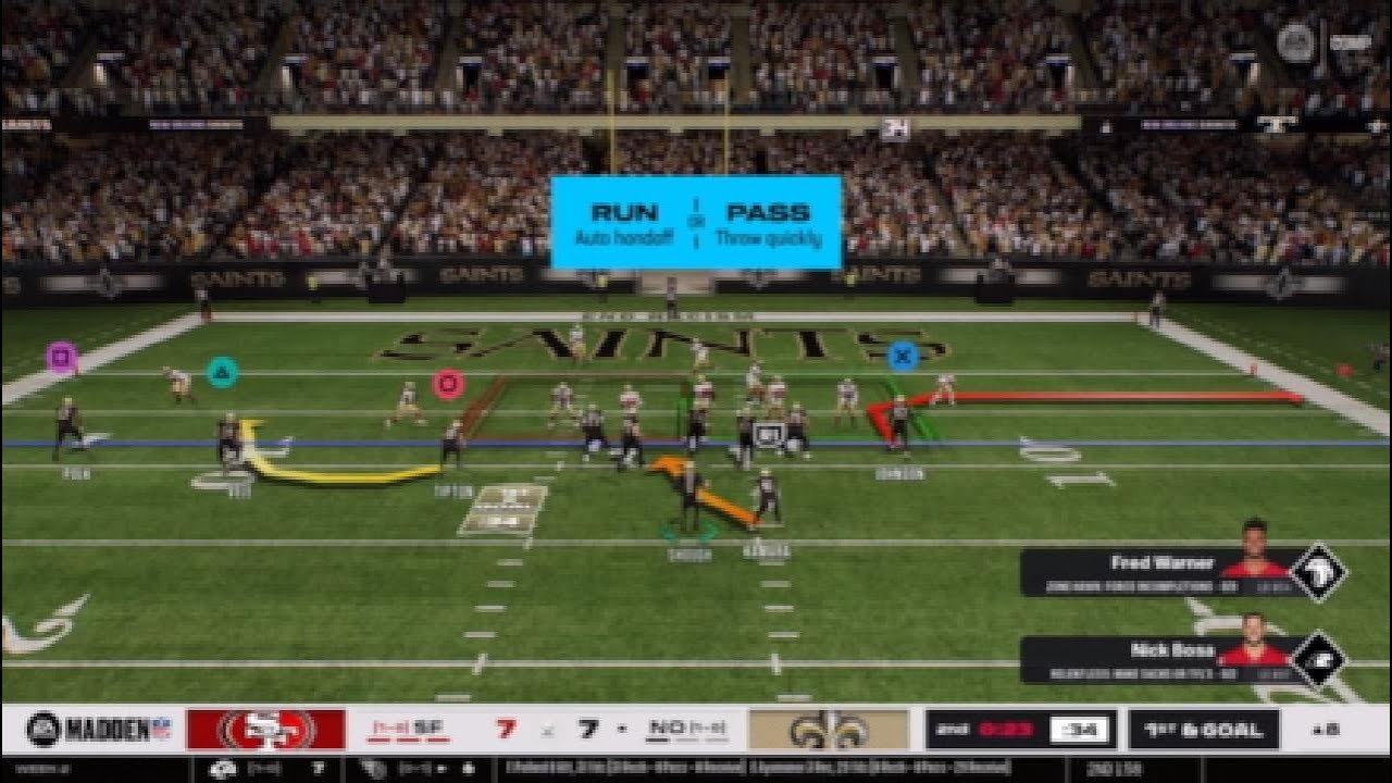 Madden 26 Franchise mode Saints vs 49ers  (S1 G2)