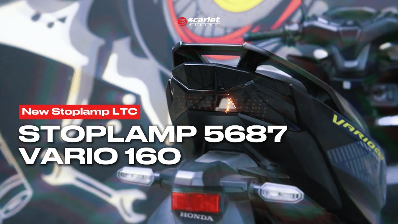 VARIO 160 ОБНОВЛЕНИЕ СТОП-ЛАМПА РАБОТАЕТ 5687 LTC ​​MOTOPARTS !!!
