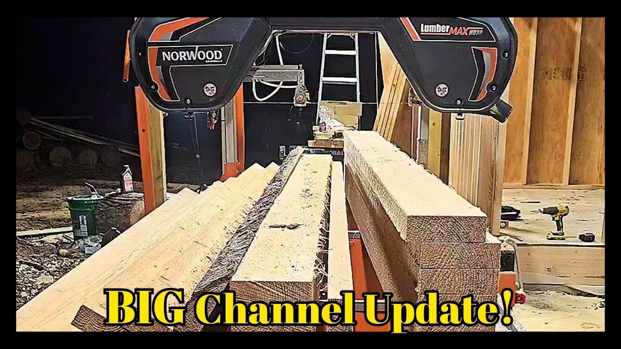 От коробок к доскам: сборка и тестирование лесопильного станка Norwood HD38.
