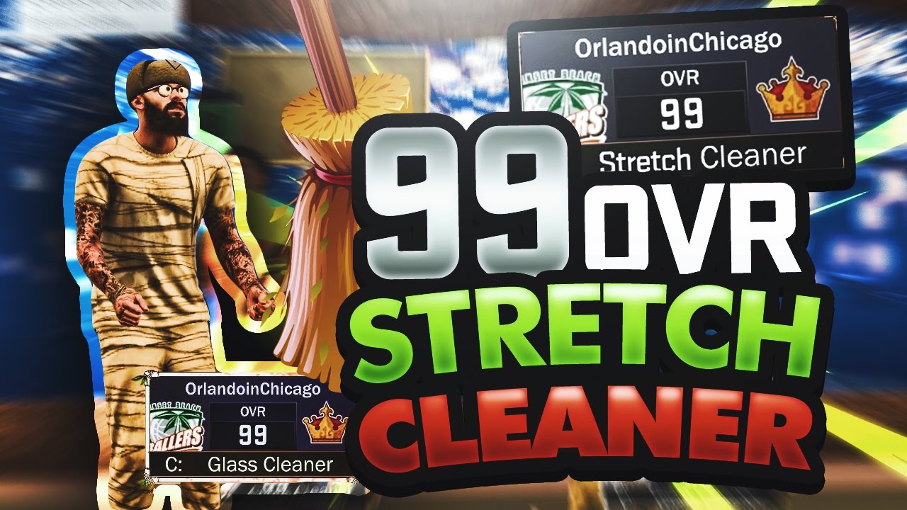 NBA 2K17 99 Overall Stretch Cleaner Build - Say Goodbye Stretch Bigs