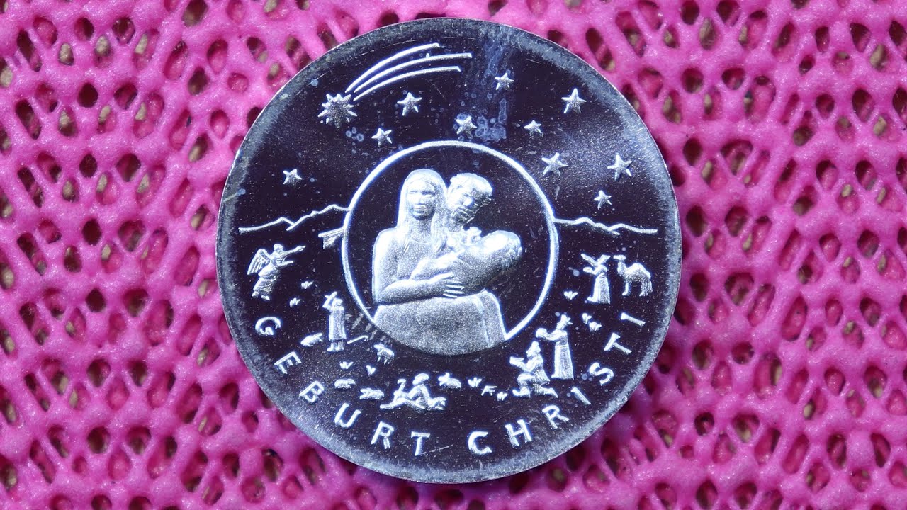 Silver Christmas Coin Geburt Christi 2021