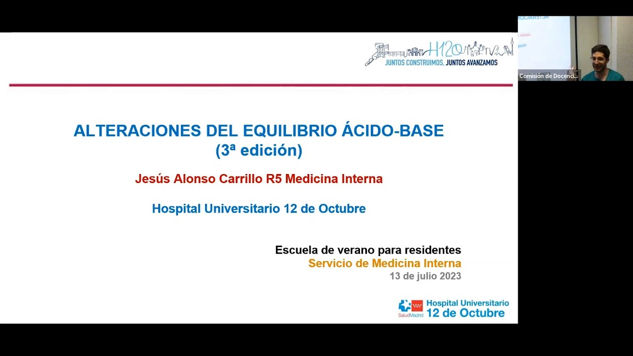 Alteraciones del Equilibrio Ácido Base - Escuela de Verano 2023