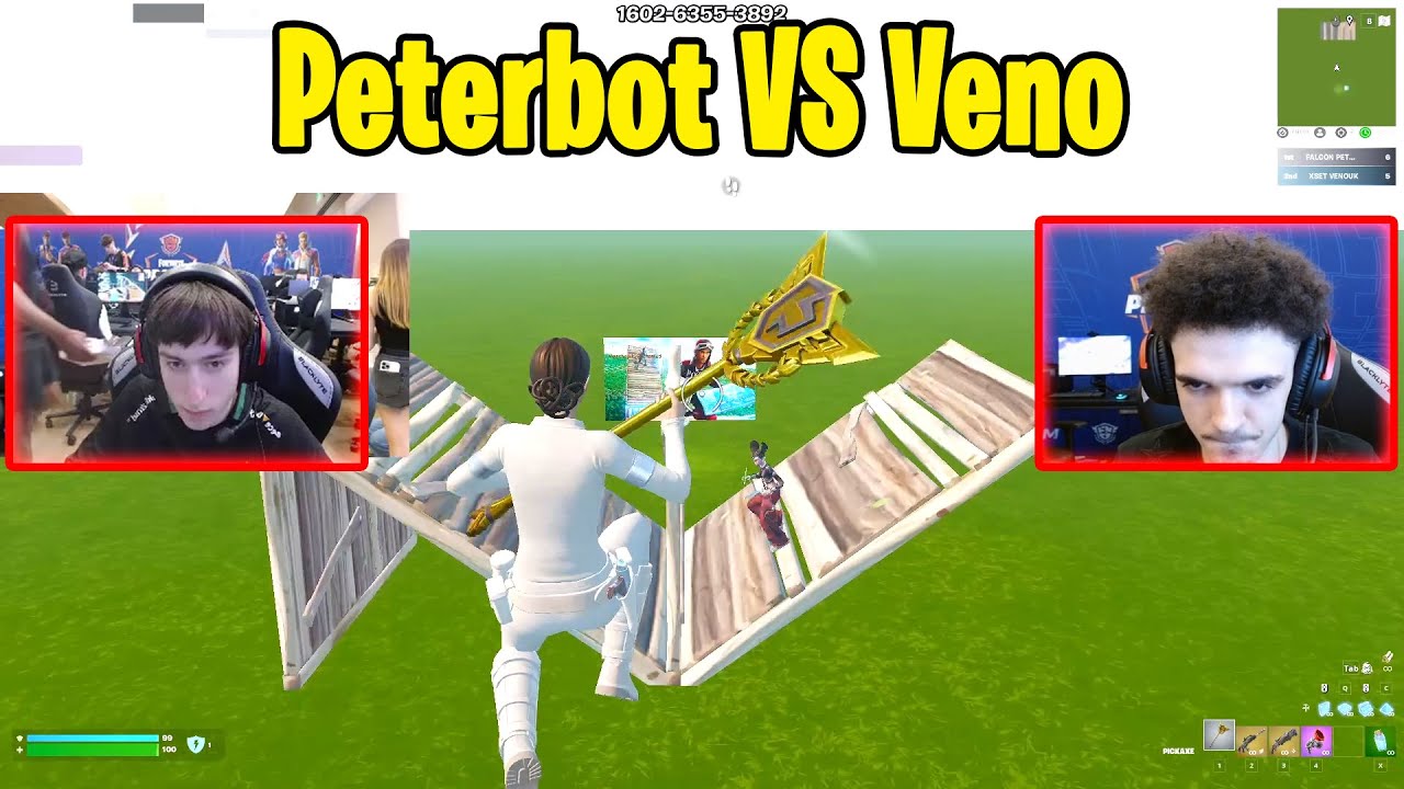 Peterbot VS Veno 1v1 Buildfights