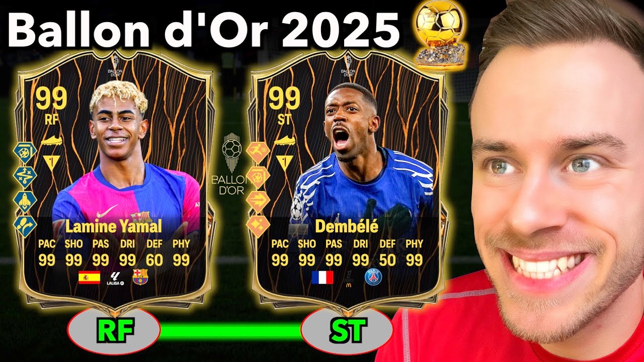 Ich habe die BALLON d'Or FAVORITEN YAMAL & DEMBELÉ vereint! 🏆⚽️