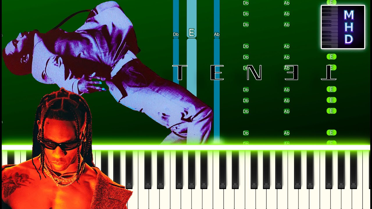 Travis Scott - The Plan (From TENET) (Piano Tutorial Easy)