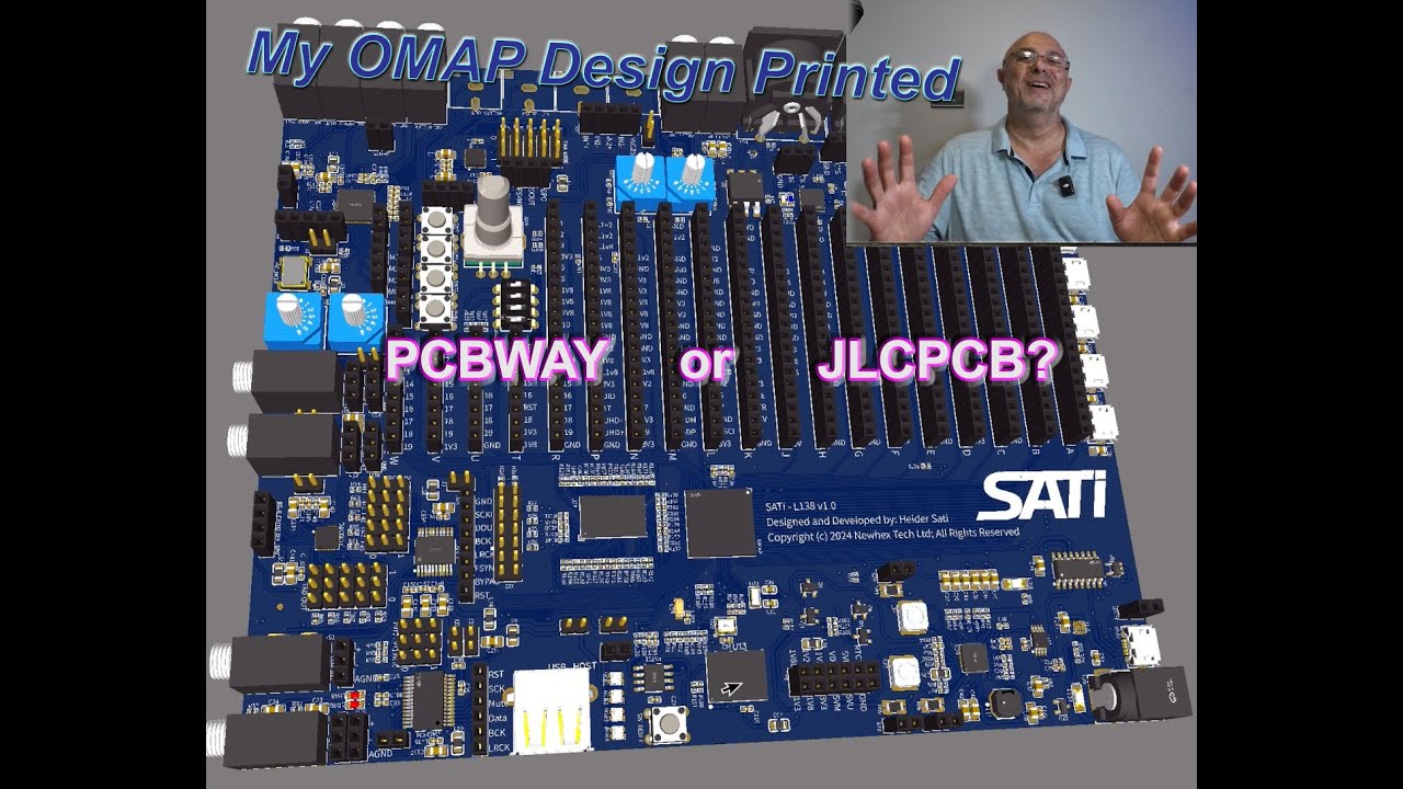 My OMAP Board design complete, ...JLC or PCBWAY ?!