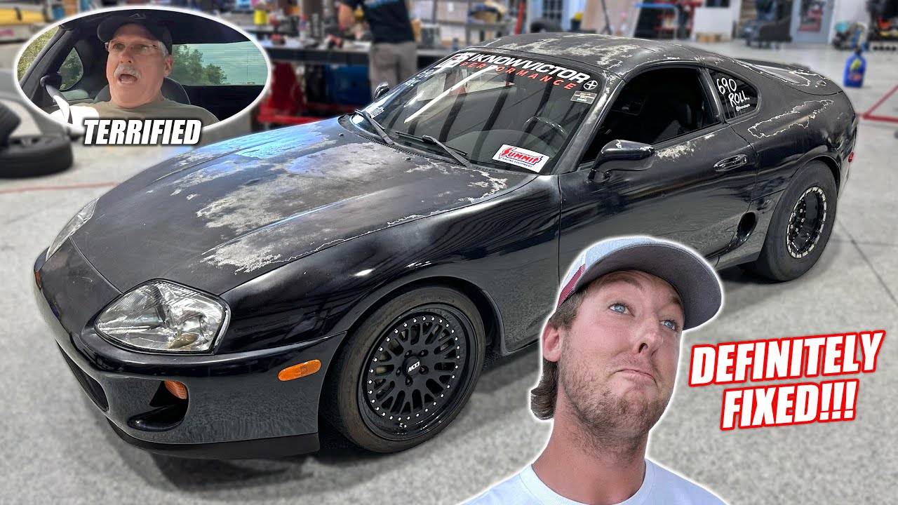 Пугаем пассажиров в 1300-сильной Supra со спальным местом!!! Загадочная проблема Rat Rod Supra ИС...