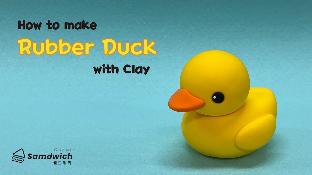 Rubber Duck clay tutorial