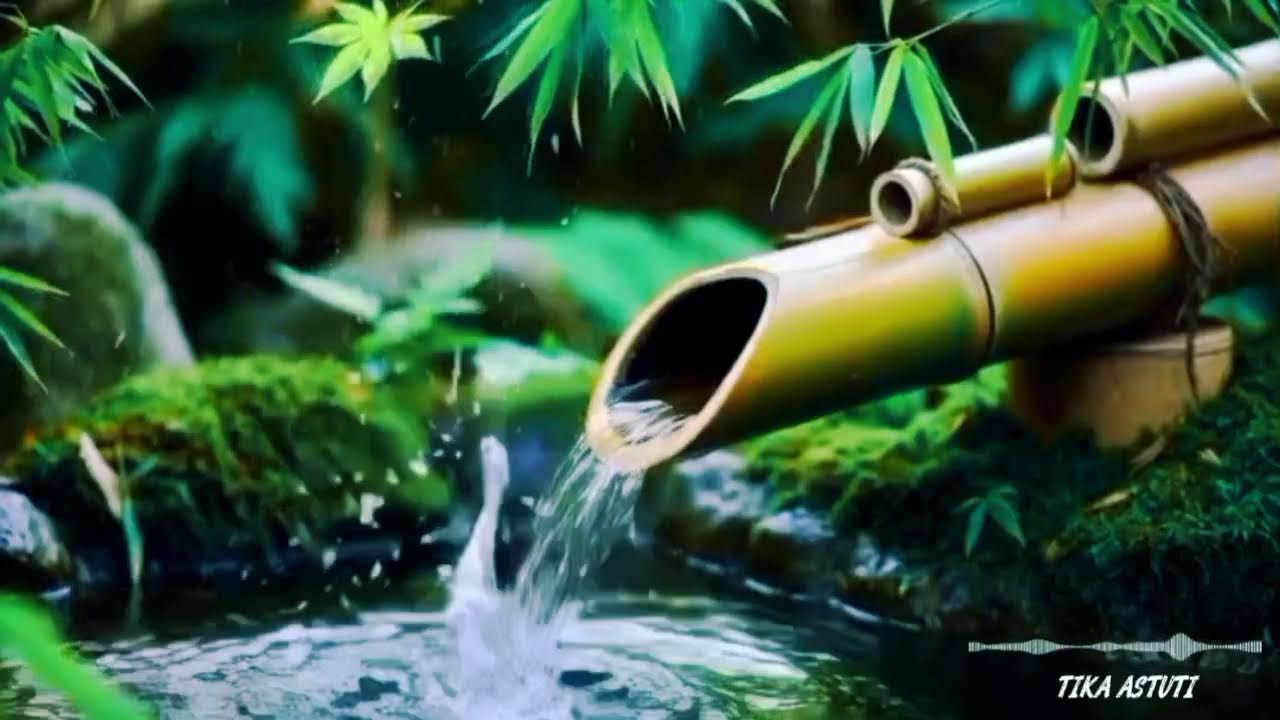 Soothing Bamboo Waterfall Sounds for Deep Relaxation