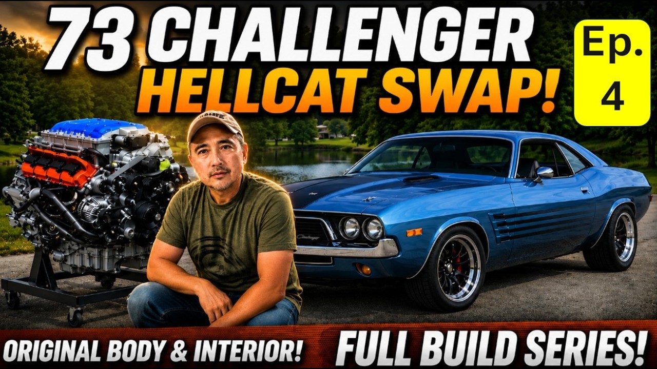 1970–73 Dodge Challenger Restomod Build Series Ep.4 | Hellcat Swap + T56 Manual