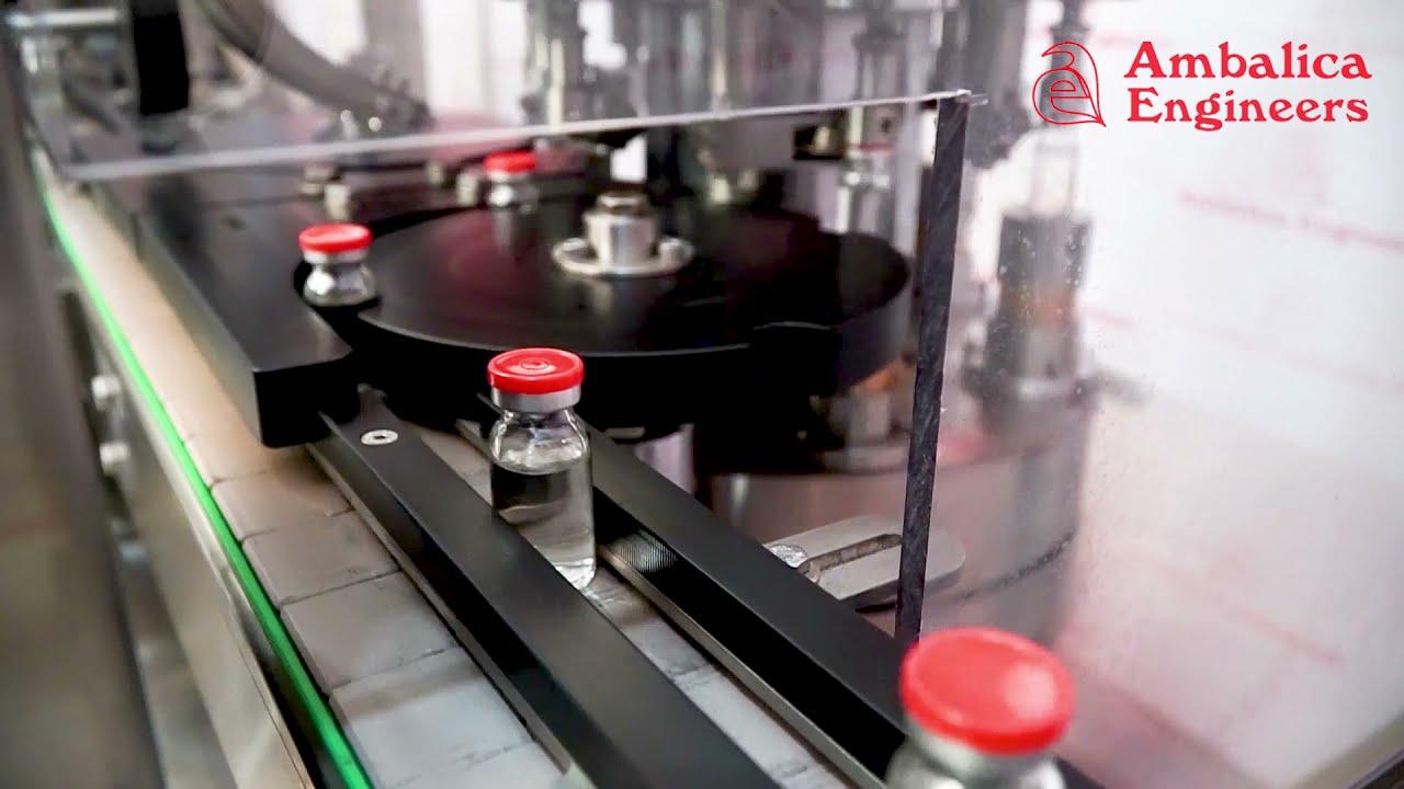 Six Head Vial Filling Machine and Six Head Vial Cap Sealing Machine