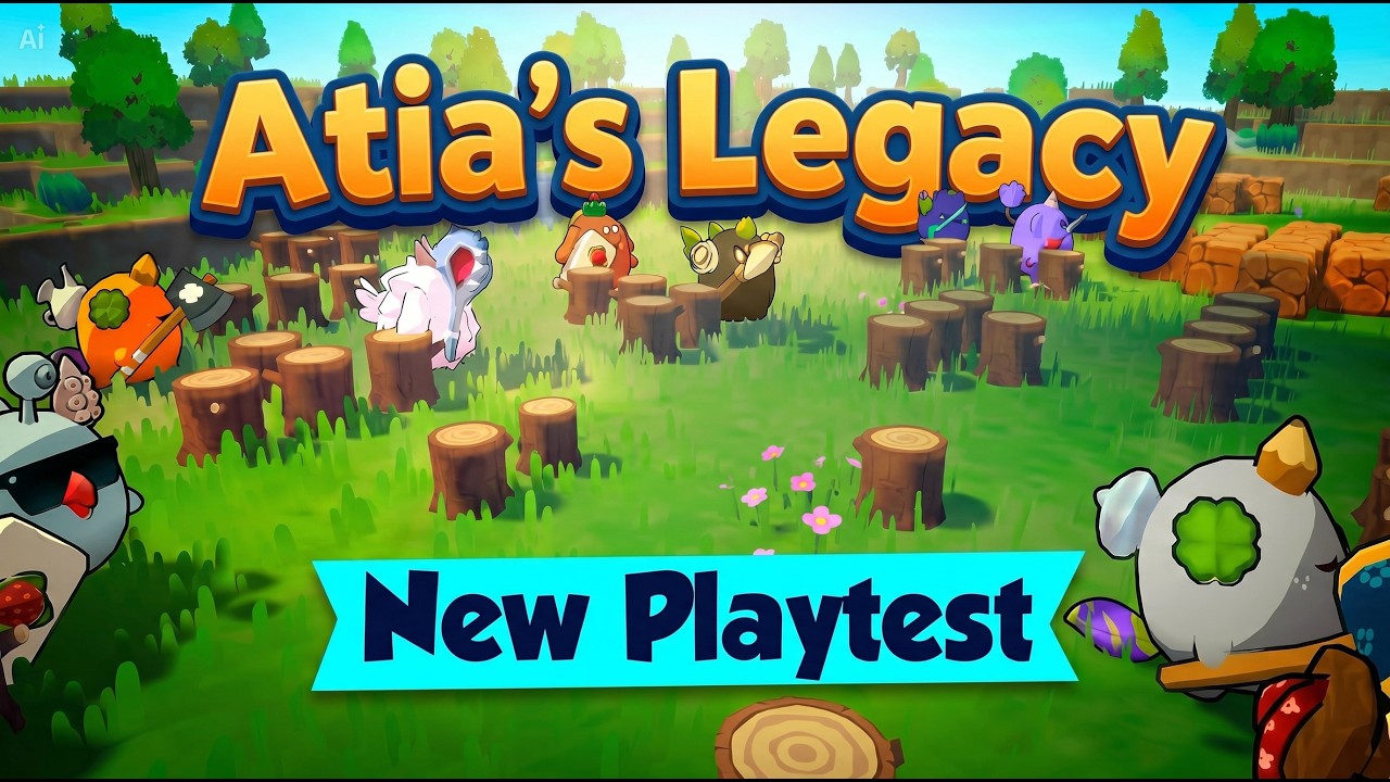 New Axie Infinity Atia Legacy MMORPG Playtest
