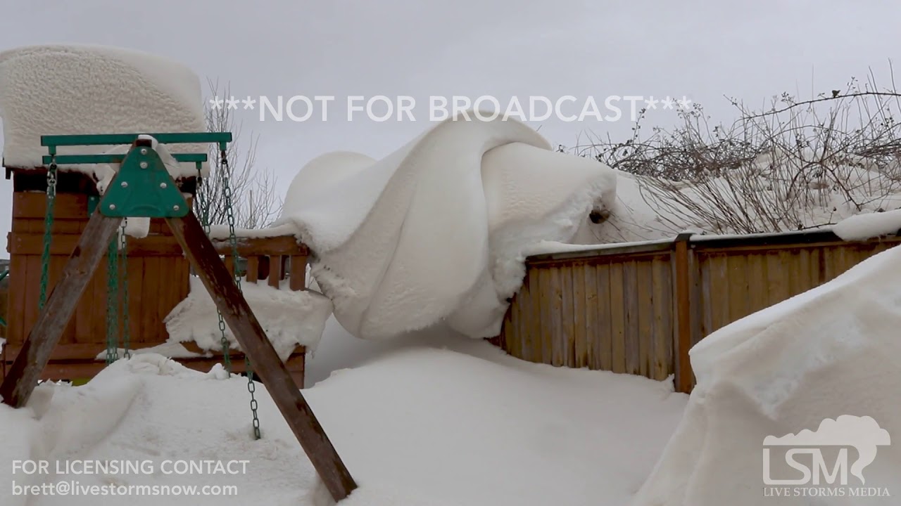 02-15-19 Lynden, WA Stunning Snow Drift Suspended in Air