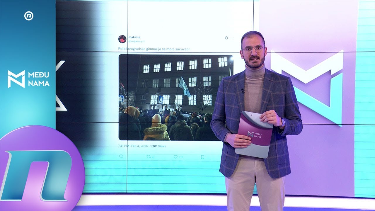Protest ispred gimnazije, Peta je sveta