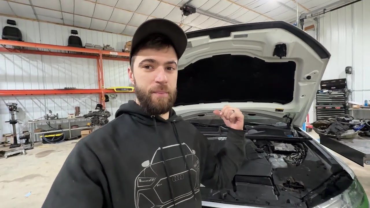 Замена катушки зажигания и свечей зажигания Audi 3.0T своими руками