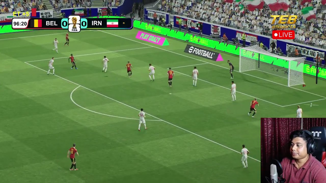 🔴Live : Belgium vs Iran | FIFA World Cup 2026 | Video Game Simulation