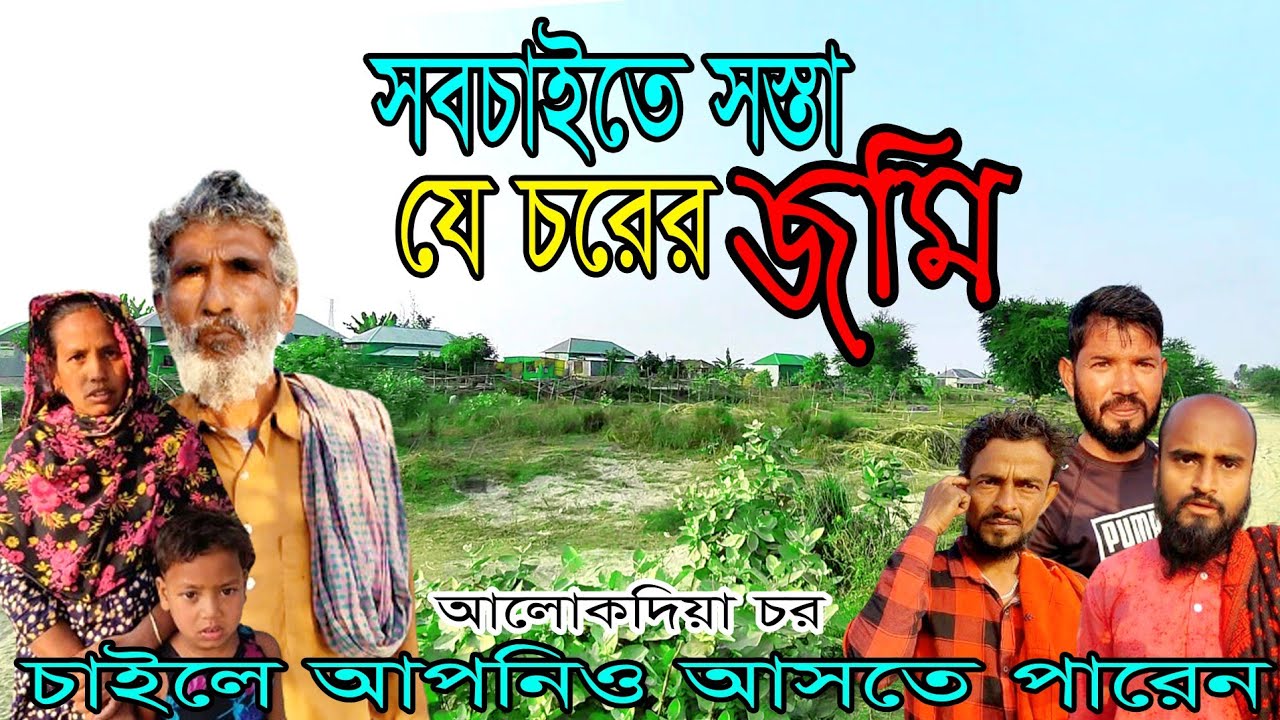 সবচাইতে সস্তা যে চরের জমি | আলোকদিয়া চর | village life | Alokdia char