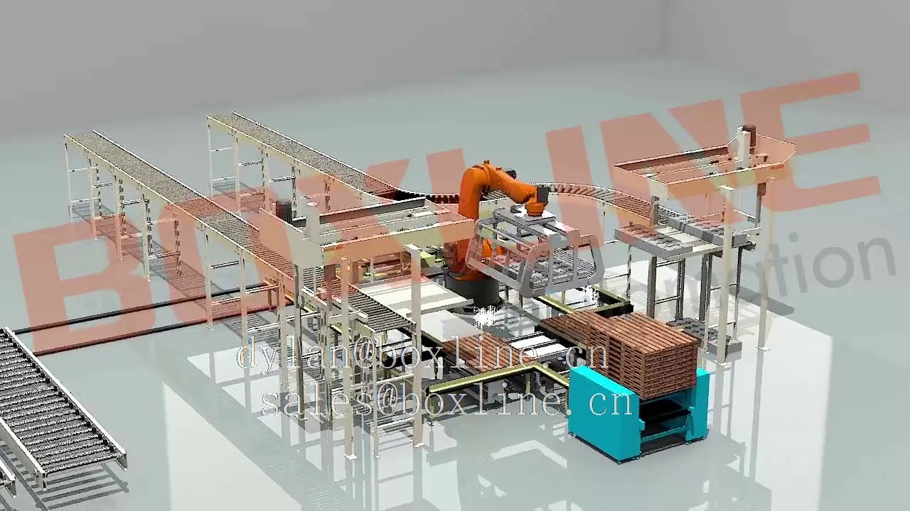 Palletizing robot gripper